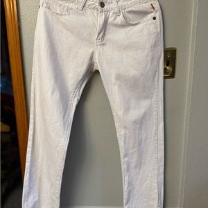Robin's Jean Men's Straight White Denim